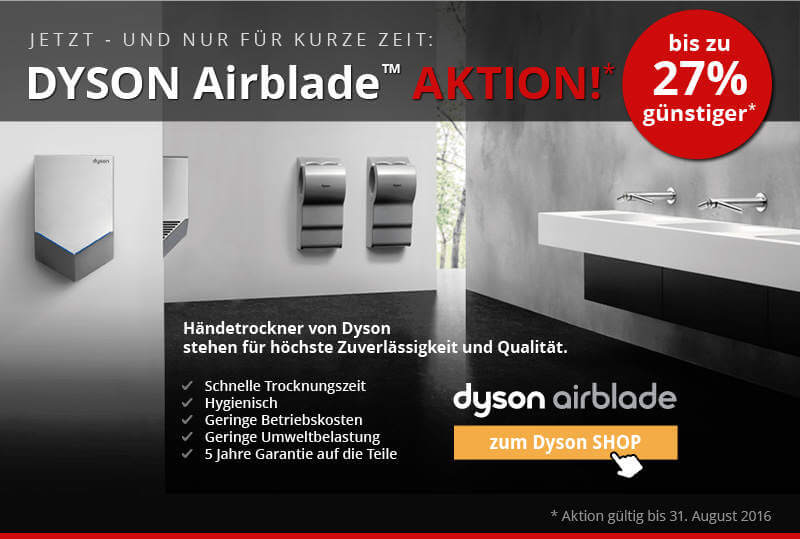 Dyson Airblade Händetrockner im Angebot