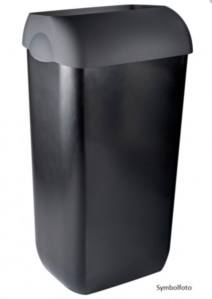Metzger waste container 25 liters for wall mounting - in white, black or silver JM-Metzger GmbH ME742-25W,ME742-25S,ME742-25E