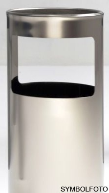 Graepel G-Line Pro Livigno ashtray made of brushed stainless steel, indoor use G-line Pro K00031929