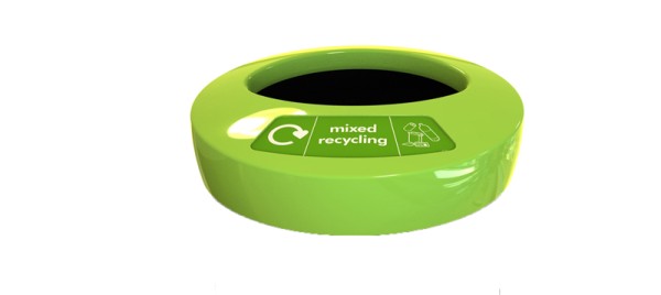 Lid EcoAce, mixed recycling green   VB 719297