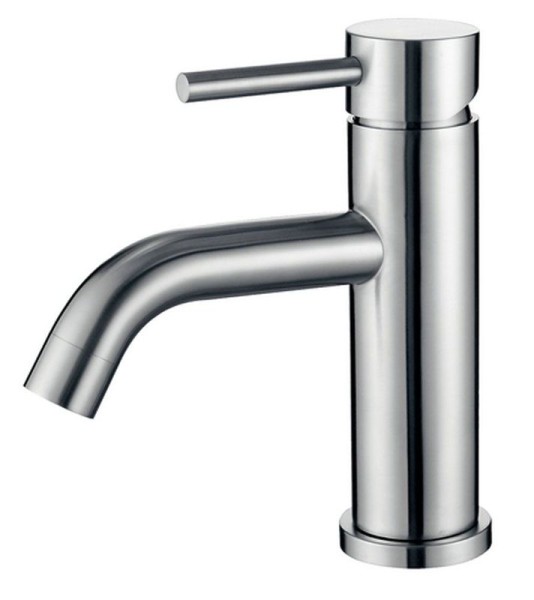 Wiesbaden Grant basin tap in stainless steel normal pressure. Art.nr. 24.3710