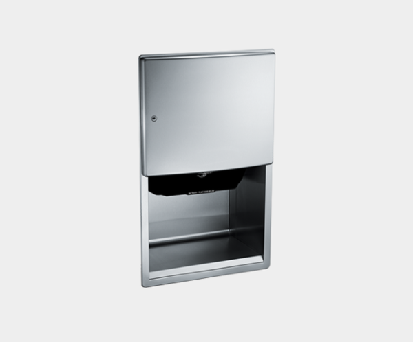 Stainless steel paper towel dispenser Roval for installation