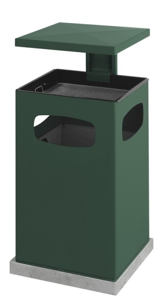 Outdoor Ash-waste paper bin with rain cover 80 litres   31032525,31032532,31021741,31021734