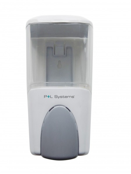 Budget manuelly soap dispenser in plastic white with 800ml refillable capacity Pelsis SDVW