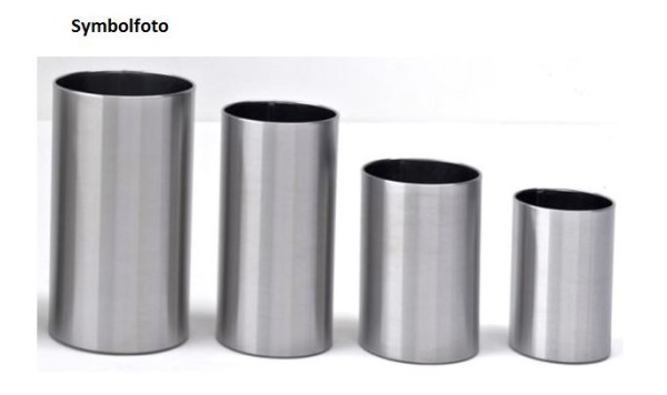 Graepel G-Line Pro, wastebasket Pieno brushed stainless steel 1.4016, 4 sizes G-line Pro K00021601,K00021603,K00021605,K00021607