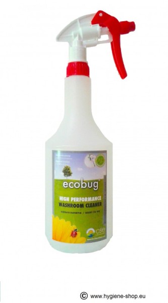 EcoBug¨ High Performance Washroom Cleaner - Ready to use  1 L Ecobug E1004