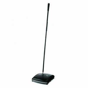 RUBBERMAID dual action sweeper made of steel and plastic in black Rubbermaid VB 004213