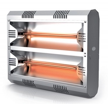 Moel Hathor infrared patio heater 792 made of aluminium with 4000 watt for wall mounting MO-EL 792