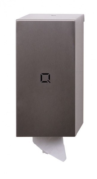 Qbic-Line centre pull dispenser in stainless steel Qbic-line Variante:Mini 7030,707