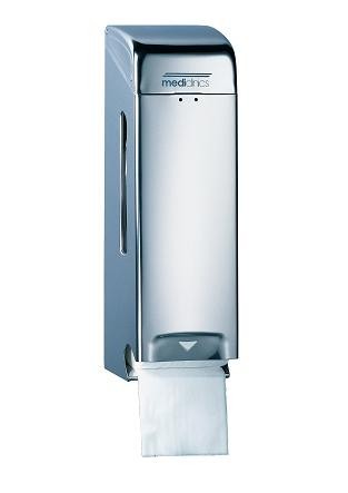 Mediclinics lockable toilet paper dispenser for 3 paper rolls Mediclinics 13311,13314,13318