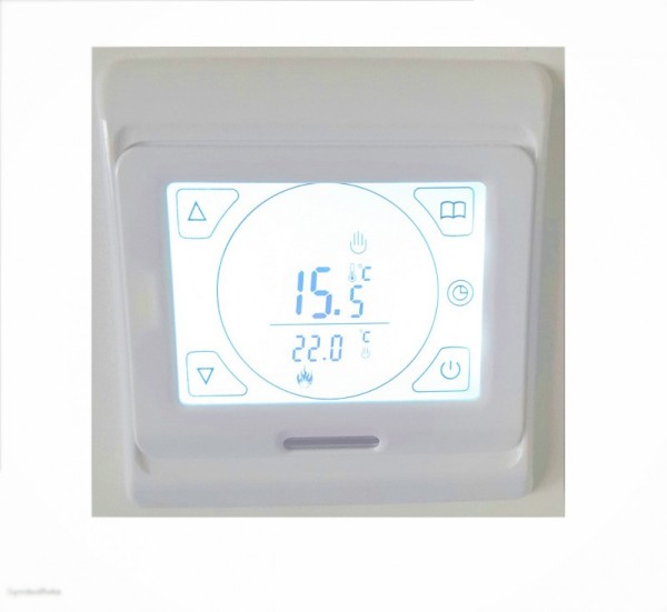 Elbo-Therm thermostat flush-mounted touchscreen digital accessories flat heaters IT14