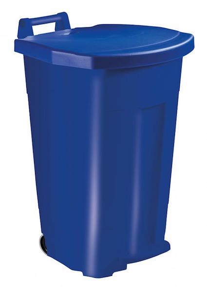 Rossignol Boogy mobile pedal bin 90L with wide frontpedal and handle on the front Rossignol 56360,56362,56361,56363