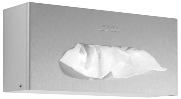 RVS opbouw dispenser voor tissues WP118 van Wagner Ewar GmbH 727520,728520,731520