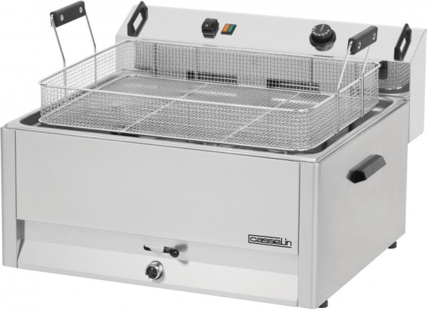 Casselin pastries deep fat fryer 30l in stainless steel with safety thermostat Casselin  CFB30