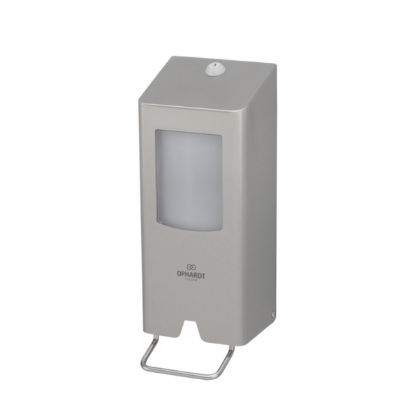 Dispenser system 1000 ml operating lever cartridges wall mounting stainless steel Ophardt Neptune 3401061
