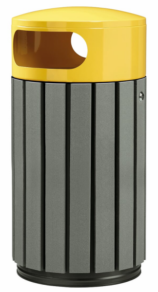 Zeno litter bins for placing or fastening contain a triangular lock from Rossignol