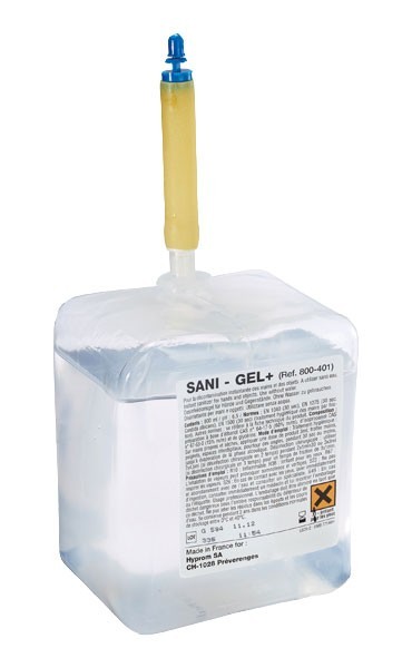 Sani Gel Händedesinfektionsmittel Kartusche 800 ml - A-H1N1 - HIV Hyprom SA  0800-401
