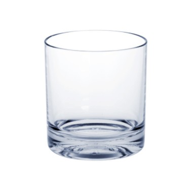 Whiskey-Glas SAN glasklar aus Kunststoff Alkohol Whisky Plastik Glas lebensmittelecht Spülmaschinen geeignet Mehrwegbecher