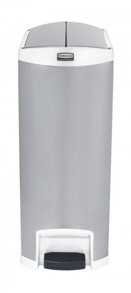 RUBBERMAID Slim Jim® Metall-Tretabfallbehälter mit Pedal an der Schmalseite 90 L Rubbermaid RU 1902003
