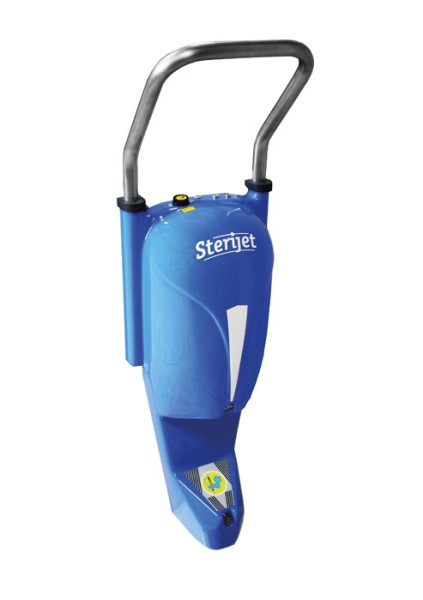 Sterijet atomization system for disinfecting feet and footwear Sterigam ST100