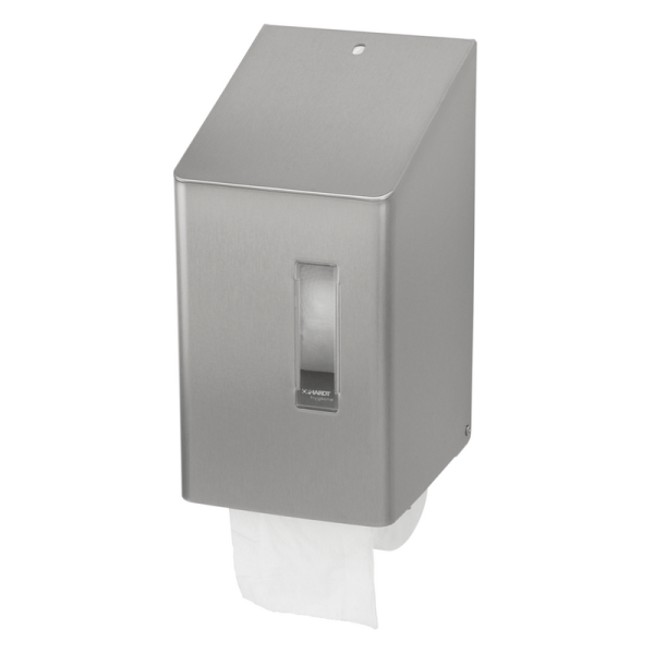 SRU 2 toilet paper roll holder polished stainless steel anti-fingerprint wall mounting Ophardt Hygiene 3400941