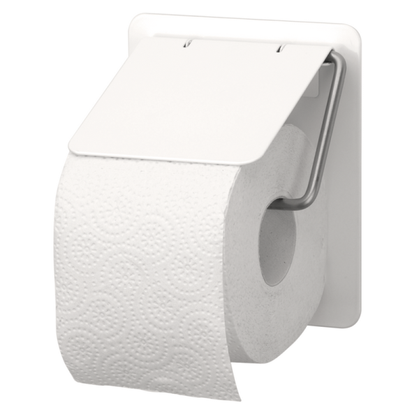 Toilet paper dispenser stainless steel ivory white wall mounted Ophardt 1411587