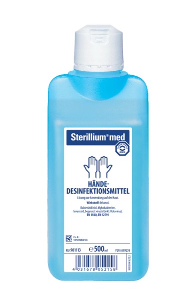 Sterillium® med 500 ml Händedesinfektionsmittel mit integrierter Dosierungspumpe Paul Hartmann Ges.m.b.H.  9813163