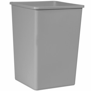 RUBBERMAID waste bin square made of plastic in grey 132,5 liter Rubbermaid VB 003958