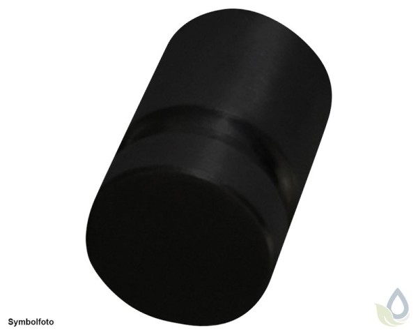 Proox® ONE dark passion DP-565 runder Aluminium Kleiderhaken, schwarz anodisert Wandmontage Haken Mantelhaken Garderobe 
