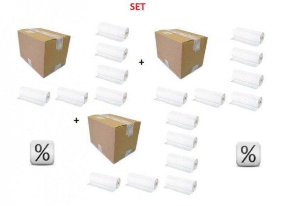 Super discount set - 3 Boxes x 6 Paperrolls Economic - Very hygienic   PL/3,A134