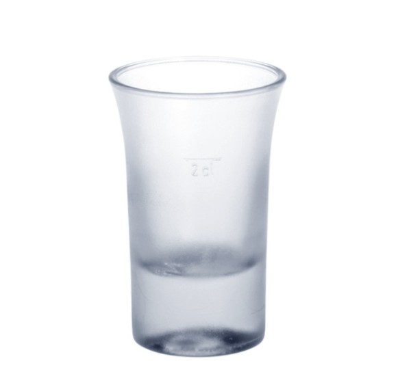 Shot glass 2cl B52 SAN frosted of plastic reusable Schorm GmbH 9093