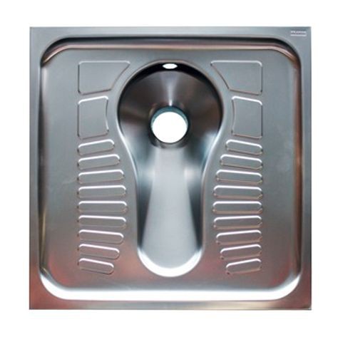 Franke squat toilet for inlay or insert mounting from stainless steel 1,2mm Franke GmbH CMPX502N,CMPX503N