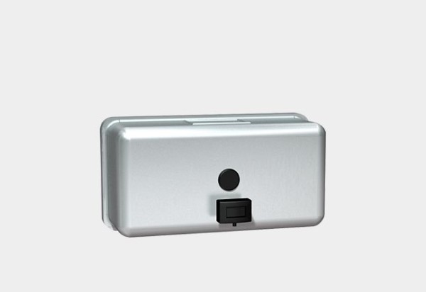 Foam soap dispenser made of stainless steel for wall mounting ASI 0357