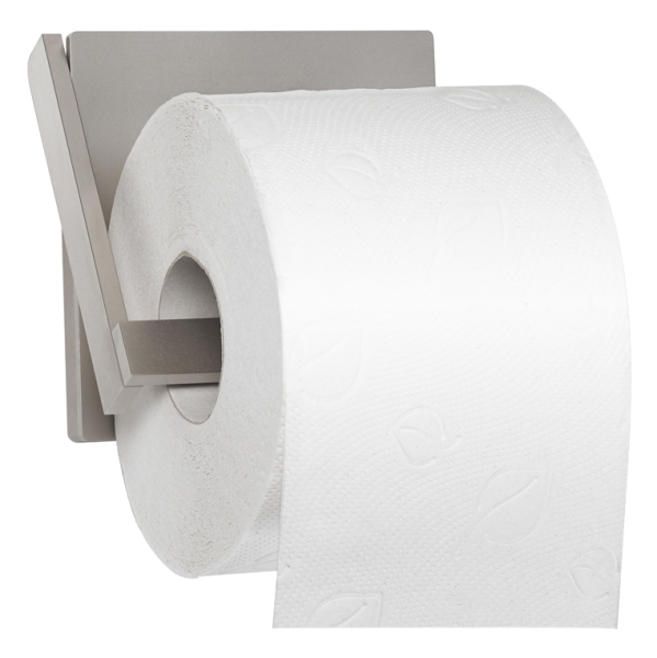 Stainless steel toilet paper holder three-point attachment Wagner-Ewar 700750