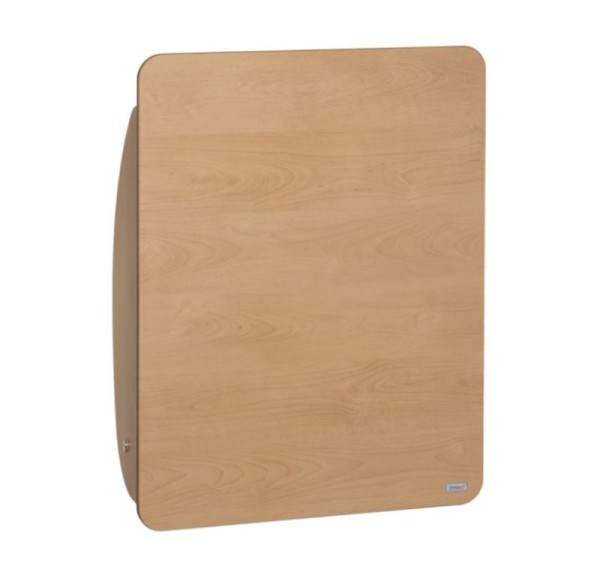 Changing table KAWAsimplex for wall mounting made of high quality wood from Timkid color birch
