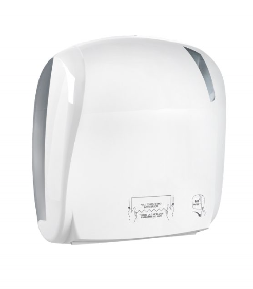 White automatic paper towel dispenser HACCP Marplast MP884