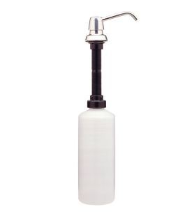 Bobrick manual soap dispenser for lavatory mounting refilling from above Bobrick  B-822,B-8221