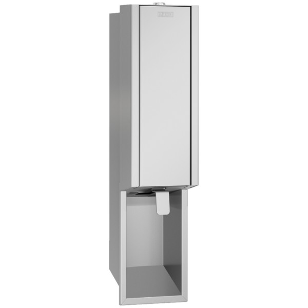 Franke liquid soap dispenser for recessed mounting EXOS. available in 3 different versions Franke GmbH EXOS618EX,EXOS618EB,EXOS618EW