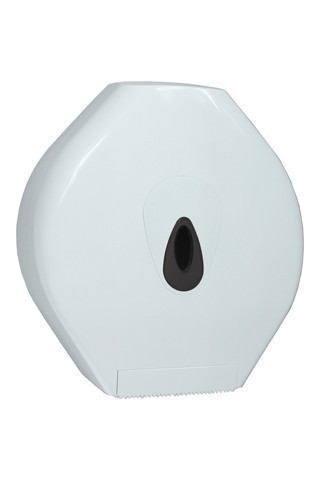PlastiQline large plastic jumbo roll dispener made of white plastic for wall mounting PlastiQ-line  5532