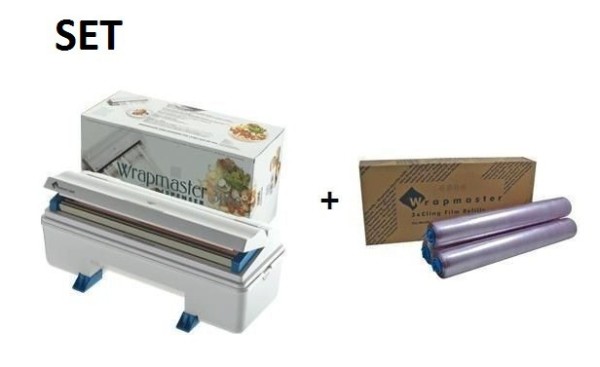 SET Efficient Wrapmaster dispenser 3000 and cling film 3000 from Polyethylene Wrapmaster  63M90,18C14