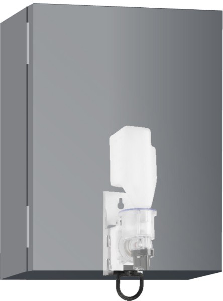 Wagner-EWAR WP173-5 Schaumseifenspender Schrankeinbau 400ml Schaumseifen Nachfülbar Seife Hygiene Waschraum