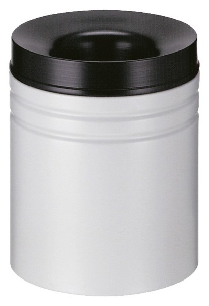 Self extinguishing waste paper bin 25 litres grey/black grey, black   VB 250000