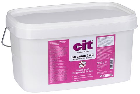 Cit Larvanon 2WG 5000g water soluble granules to control fly larvae in animal houses Cit 299763
