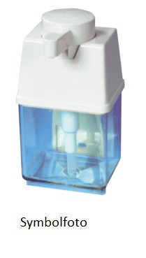 Metzger white dispenser 0.5 liters made of ABS plastic with wall bracket JM-Metzger GmbH DS0500