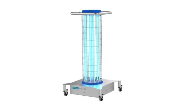Mobile disinfection device for disinfection of air and surfaces, Sterilsystems DT12-1000