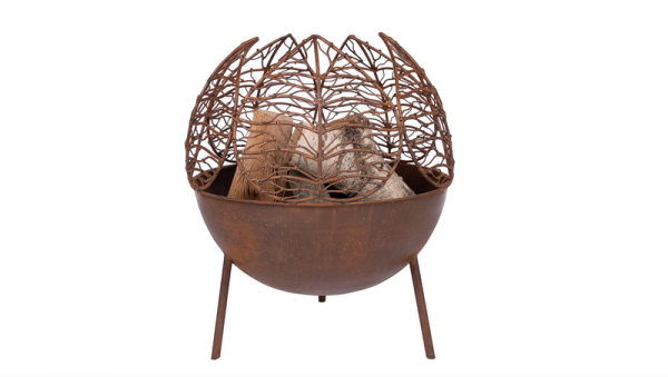 REDFIRE® handmade fire basket Narfi rust look spark protection 210058