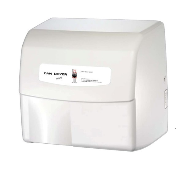 Dan Dryer Mini hand dryer made of die-cast aluminium with 1800W and with IR sensor Dan Dryer A/S  270