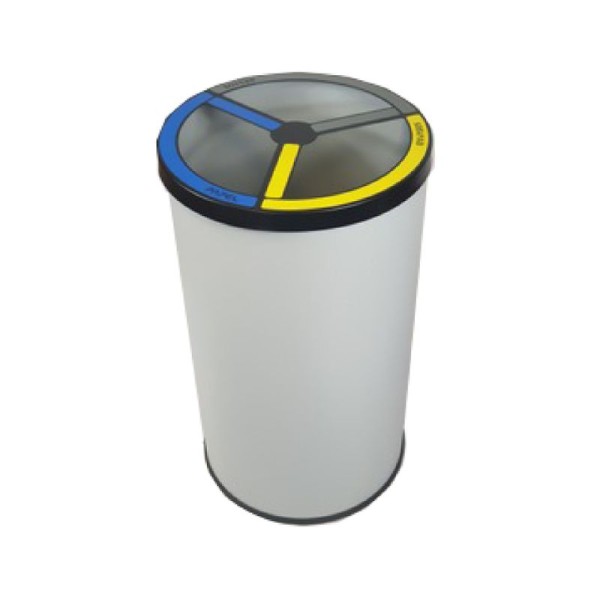 recycle bin satin-finished stainless steel 150 liters Simex 07018