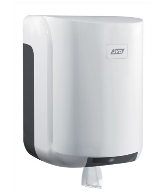JVD CleanLine Maxi kitchen roll dispenser white plastic - 899605