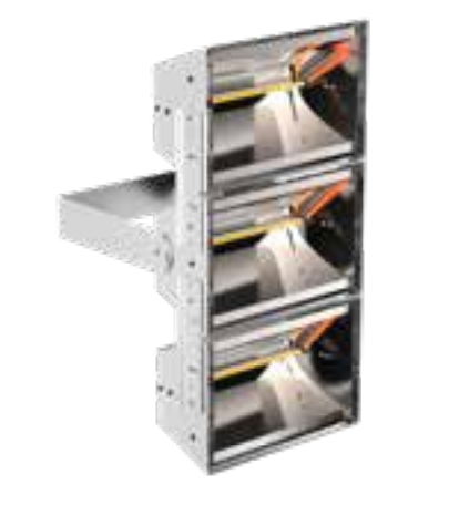 Mo-el heater 6000 watts made of aluminum for wall mounting 893P